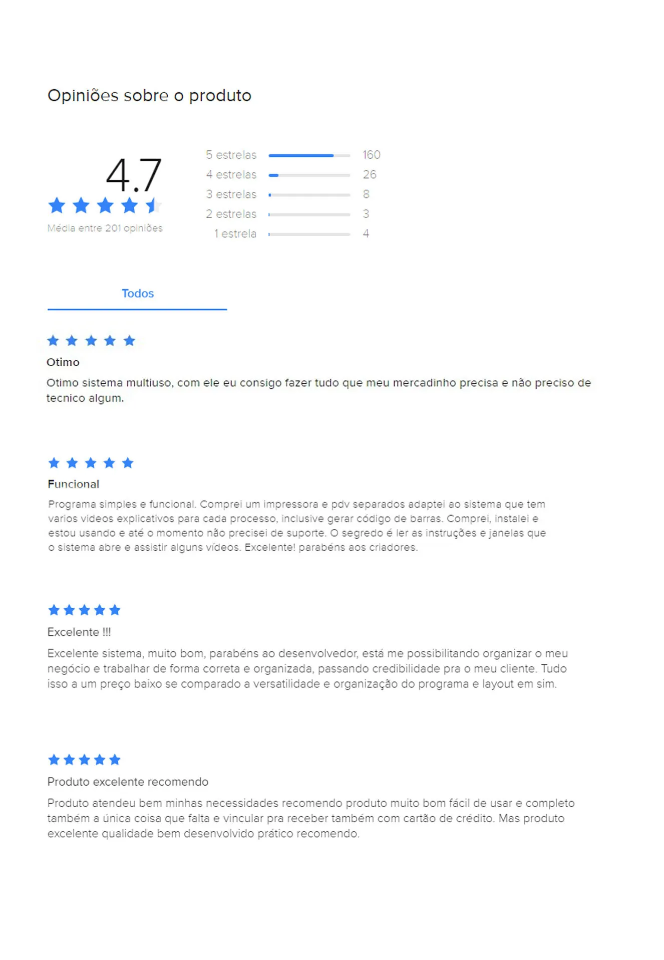 Depoimentos de clientes satisfeitos com o sistema de gestão online da SMB Store